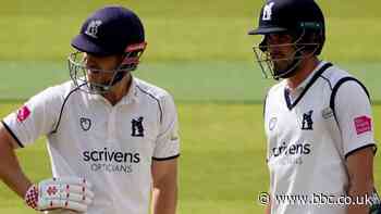 County Championship: Sam Hain and Will Rhodes make half-centuries for Warwickshire