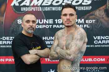 Photos/Quotes: George Kambosos Jr Holds Miami Media Workout
