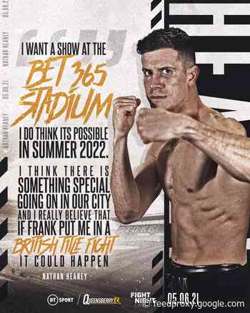 Nathan Heaney Targets Open Air Title Fight At Stoke City FC