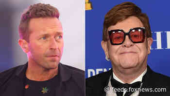 Elton John receives iHeartRadio Music Awards’ icon nod as Chris Martin jokes he doesn’t ‘know much’ about him