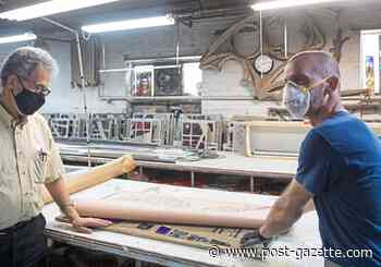 Daniel Libeskind, architect set to transform Tree of Life, visits Hunt Stained Glass Studios