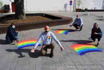 Dorpspleinen kleuren regenboog - Het Nieuwsblad