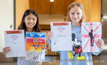 Ealing schoolgirls recognised in VE poster competition