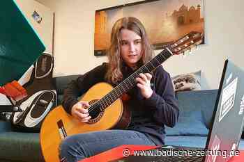 Schülerinnen der Jugendmusikschule Steinen kommen mit Onlineunterricht gut klar - Steinen - Badische Zeitung
