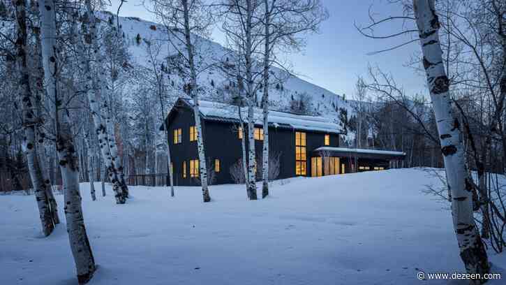 Architect Mark de Reus designs spruce-clad home for his family in rural Idaho