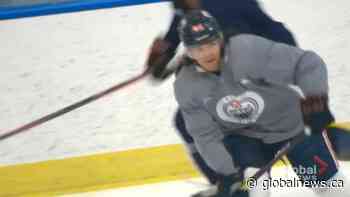 Saskatchewan standing behind Ethan Bear, denouncing racism in sport.