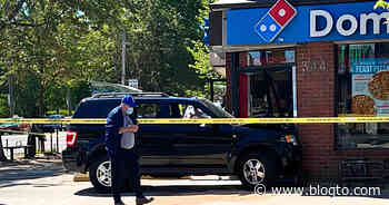 Vehicle smashes into Domino's Pizza restaurant in Toronto - blogTO