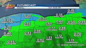 First Alert Weather: After rainy day, slow improvement through the holiday weekend