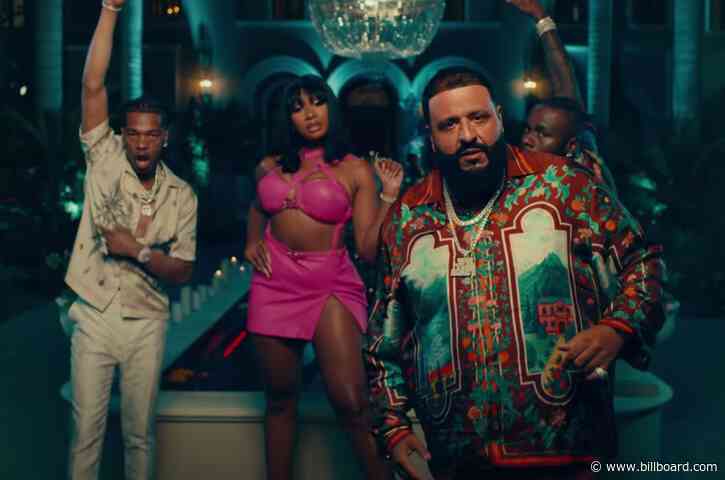 DJ Khaled Throws Boozy Pool Bash With Megan Thee Stallion, Lil Baby & DaBaby in ‘I Did It’ Video