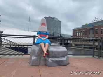 Shark sighting! Shark Girl returns to Canalside after restoration