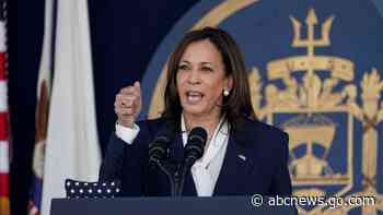 Harris is 1st woman to make Naval Academy commencement speech: 'Our world is fragile'