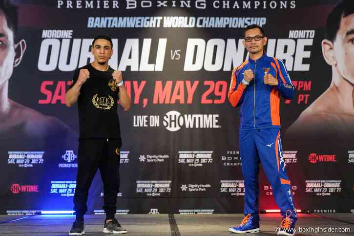 Nordine Oubaali vs Nonito Donaire: Weigh-in Results