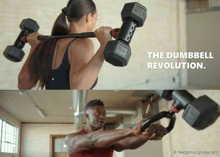 Hyperbell transforms your dumbbells into a full home gym