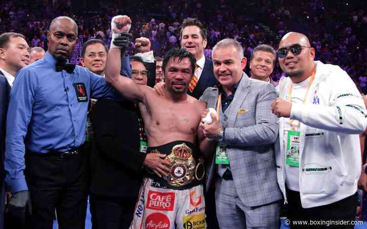 Gilberto Mendoza, WBA President, Admits There Is A “High Probability” That Manny Pacquiao Is Reinstated As WBA Champion For Errol Spence Jr. Showdown