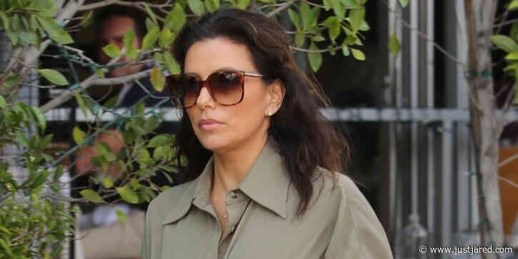 Eva Longoria Laughs A Lot During Lunch Out With Friends