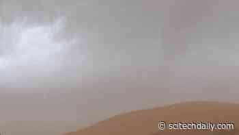 NASA’s Curiosity Rover Captures Strange Shimmering Iridescent Clouds on Mars