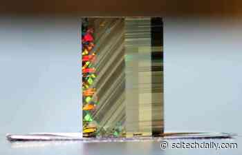 Mechanically Imprinting Atoms in Ferroelectric Ceramic