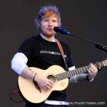 Ed Sheeran using band for the first time