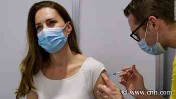 Duchess of Cambridge 'hugely grateful' after first Covid vaccine