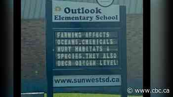 School division says training, curriculum review coming after controversial sign