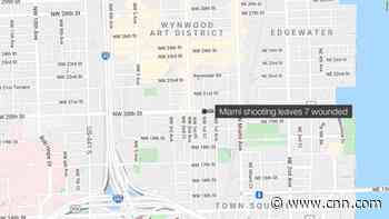 At least 7 wounded in Miami shooting