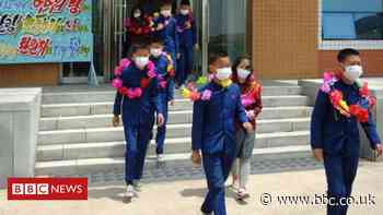 North Korea says children volunteering on mines and farms