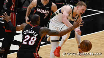 Bucks' Donte DiVincenzo out for remainder of NBA playoffs with tendon injury in left foot, per report