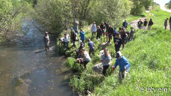 Gene Dillon Students Release Rainbow Trout in Outdoor Science Program - lptv.org