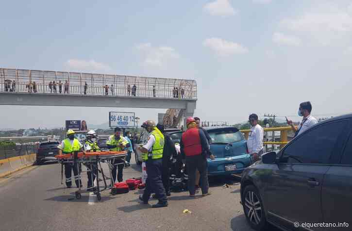 Carambola de 18 vehículo dejó 11 lesionados en Cuernavaca - El Queretano