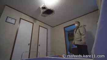 12-pound chunk of ice flies through WI man's ceiling