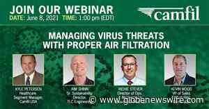 Join Camfil and the Association of Medical Facility Professionals for an Air Filtration and Virus Management - GlobeNewswire