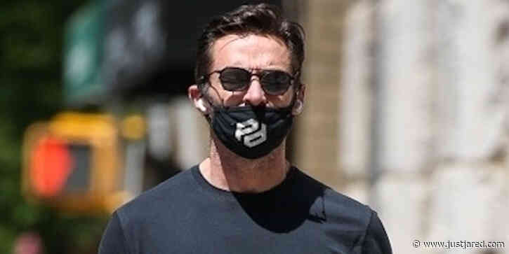 Hugh Jackman Picks Up a Loaf of Bread During a Grocery Run in NYC