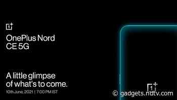 OnePlus Nord CE 5G Specifications Tipped, Could Come With Snapdragon 750G SoC; Pre-Orders From June 11 - Gadgets 360
