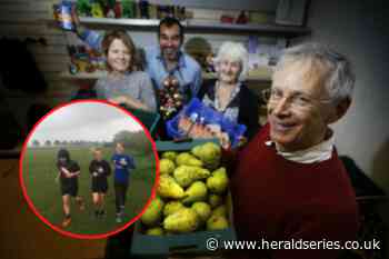 Girls Football team fundraise for food bank with relay to Wembley - Herald Series