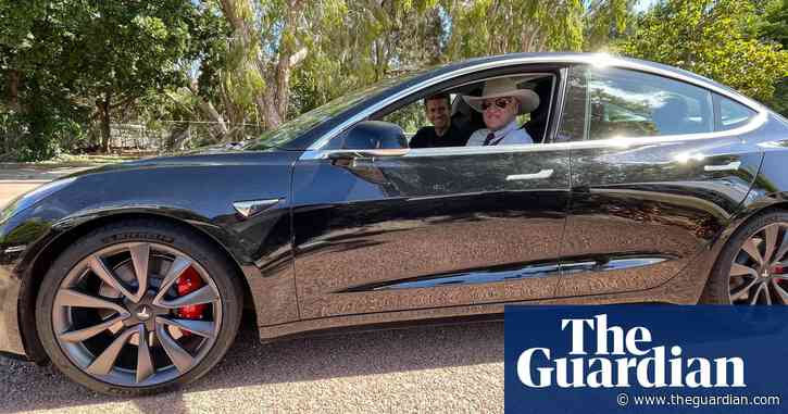 ‘It’s like a rocket ship’: videos show coalminers behind the wheel of an electric car