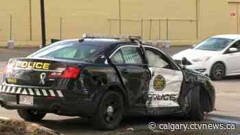 Calgary police cruiser hit in Saturday afternoon collision - CTV Toronto