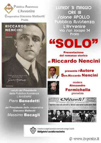 Nencini lunedì a Prato per presentare il suo ultimo libro - tvprato.it