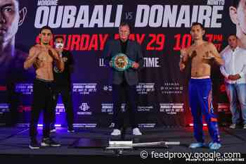 Nordine Oubaali 117.6 vs. Nonito Donaire 117.6 – weigh-in results