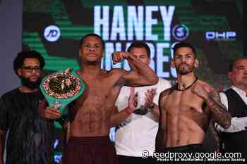 Devin Haney 135 vs. Jorge Linares 134 – weigh-in results