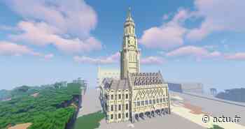 Ils reproduisent le centre-ville d'Arras sur le jeu vidéo Minecraft - actu.fr