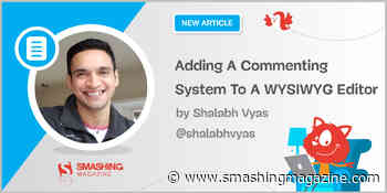 Adding A Commenting System To A WYSIWYG Editor