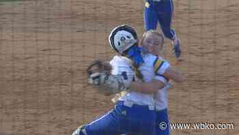 Emma Markham on her record setting 300th strikeout - WBKO