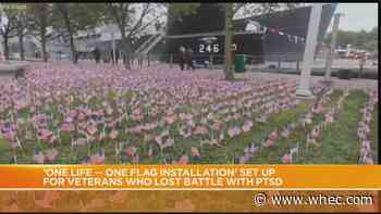 7,300 flags cover Buffalo and Erie County Naval &amp; Military Park to remember veterans who lost battle with PTSD