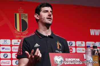 Roberto Martinez is vol lof over Thibaut Courtois