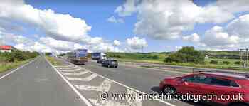 Air ambulance lands as serious crash forces closure of M65