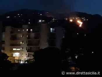 Incendio a Monreale, brucia Monte Caputo - Diretta Sicilia