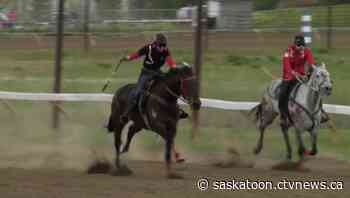 Marquis Downs in Saskatoon hosts two-day bareback horse-racing competition