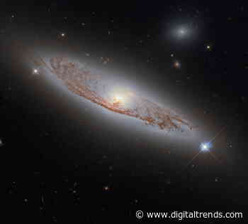 Hubble peered across 150 million light-years to image this galaxy