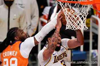 Davis Done at Halftime, Caldwell-Pope Out for Lakers in Gm 4