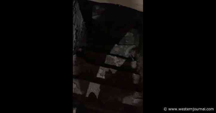 Woman Discovers Floor in Storage Closet Is Fake, People Begin to Worry When She Opens It Up and Films What's Been Under Her the Entire Time